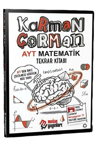 Efsane Yayınları Metin Yayınları AYT Matematik Karman Çorman Tekrar Kitabı /V...