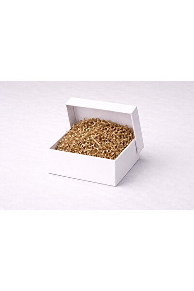 Orbak Kağıtçılık Beyaz Karton Takı Kutusu 9,5x9,5x2 cm – Kapaklı Model | 5 Ad...