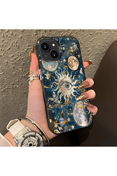 Hontinga حافظة هاتف آيفون 13 ميني متوافقة مع الحواف السيليكونية الصلبة والمضا...