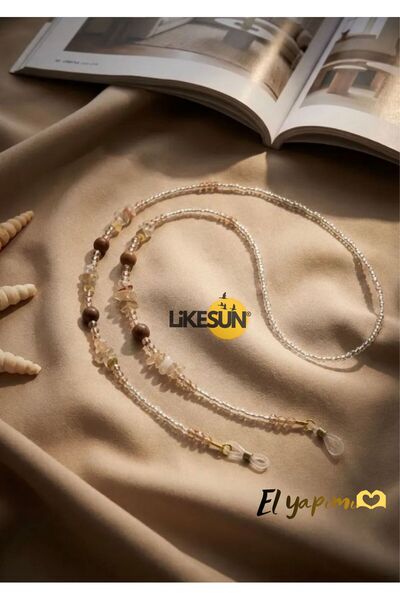 LiKESUN Handmade Natural Stone Glass and Crystal Beaded Women's Eyeglass Cord...
