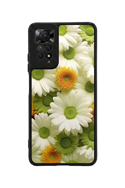 Aksel Kılıf متوافق مع Redmi Note 11 Pro / 12 Pro مطبوع، أسود مطفي، سيليكون نا...