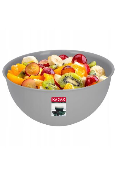 KADAX Plastic Kitchen Bowl 2L Fruit Salad Bowl Small Universal 20cm