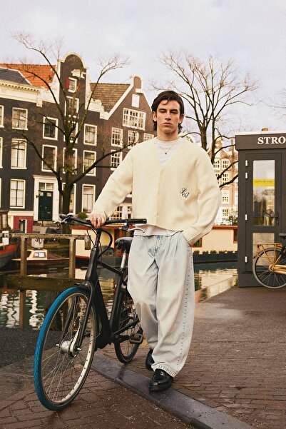 Bershka Barrel fit pensli pensli jean