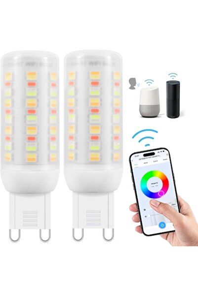 OEM Set of 2 Smart LED G9 WiFi Bulbs RGBCW