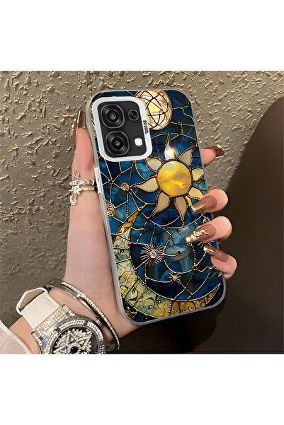 Hontinga حافظة هاتف OPPO A6 Pro 4G متوافقة مع الحواف السيليكونية الصلبة والمض...