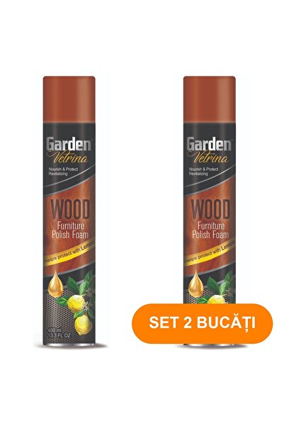 Qwix SET 2 BUCĂȚI - Spray pentru mobilă 400 ml – Parfum de lămâie