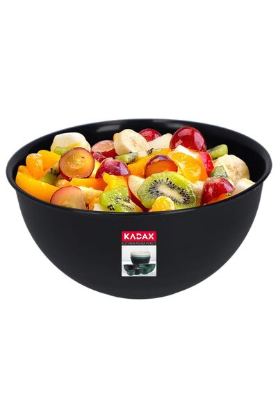 KADAX Bol de bucătărie din plastic 2L, bol mic universal pentru salată de fru...