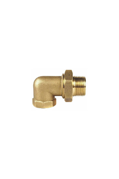 regata Racord cot din alamă 90° 3/4" cu etanșare inel O, Premium,
