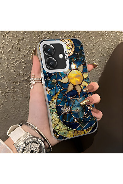 Hontinga حافظة هاتف OPPO A3 4G متوافقة مع الحواف السيليكونية الصلبة والمضادة ...