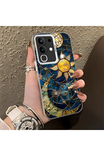 Hontinga حافظة هاتف Vivo Y29 متوافقة مع الحواف السيليكونية الصلبة والمضادة لل...