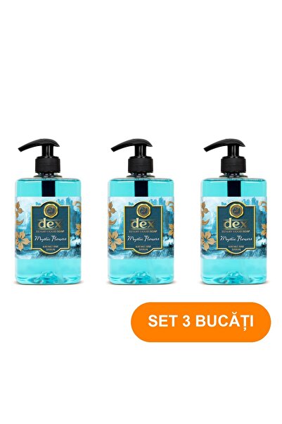 Dex SET 3 PIECES - Mystic Flowers Liquid Hand Soap 500 ml