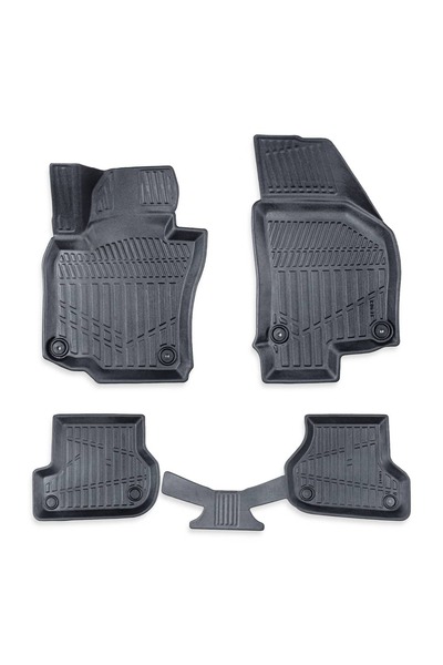 Skoda OCTAVIA MK2 2004-2013 Arası 3D Havuzlu Paspas