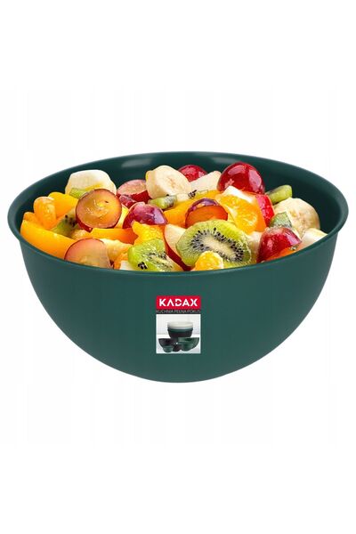 KADAX Bol de bucătărie din plastic 5L, bol universal mare pentru salată de fr...