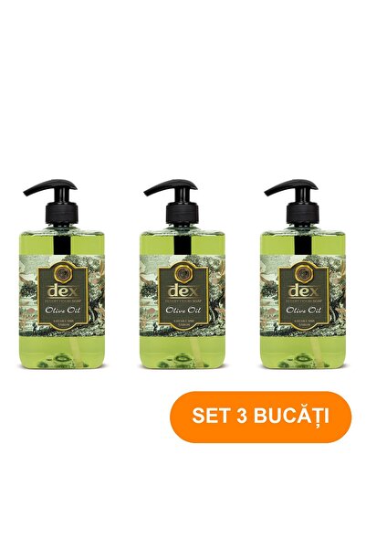 Dex SET 3 PIECES - Liquid Hand Soap with Olive Oil, 500 ml