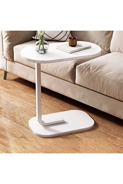 Generic Single Coffee Table Wood-Metal 45×28-60cm