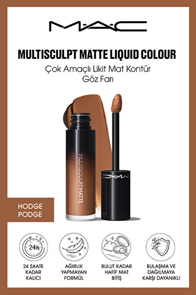 M.A.C MULTISCULPT MATTE LIQUID COLOUR Çok Amaçlı Likit Mat Kontür ve Göz Farı...