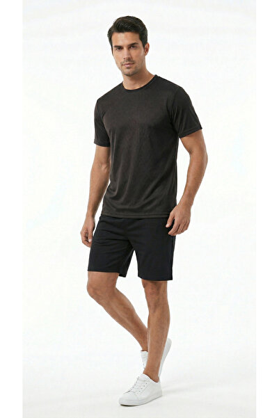 Quanlex Erkek Siyah Nefes Alabilen Pro+ Compression T-shirt Ter Tutmaz Esnek ...