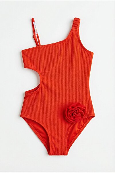 Katia&Bony Κοριτσίστικο φλοράλ μαγιό με αξεσουάρ τριαντάφυλλο και λουλούδι ρό...