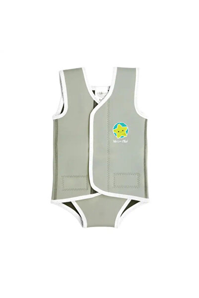 bblüv (0-6 Ay) Wraäp Neoprene Dalış Kıyafeti Gri - B0121-G-S
