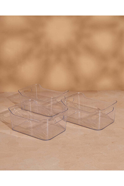 REDTAG Clear 3 Pcs Organizer Box Set