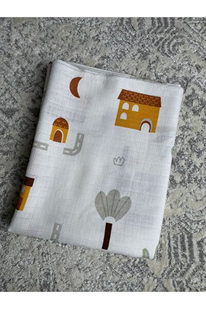 Breeze Ev Patterned Muslin Coverlet