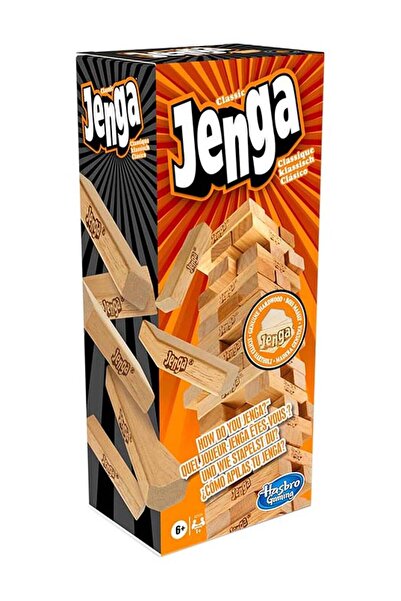 Generic GAMING Classic Jenga Game - 54 Pcs Genuine Hardwood Blocks