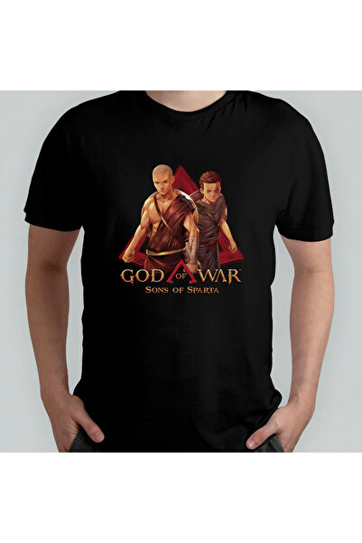 Pixxa God of War Sons of Sparta 100% Cotton Pack Crew Neck T-Shirt