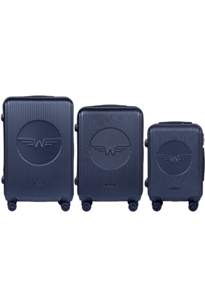 wings Set de 3 Trolere Cabin Swallow 3.0 ABS+ Albastru