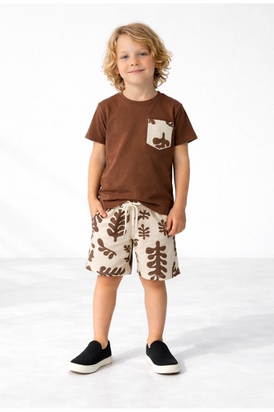 ciklet kids Boy's Summer Top and Bottom Set