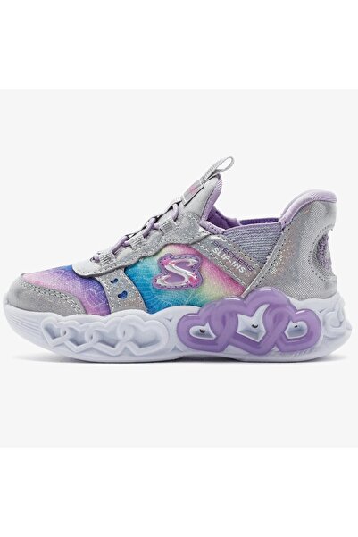 SKECHERS Infinite Heart Lights Eternal Shimmer Kids Sneaker Cırt Cırtlı Işıkl...