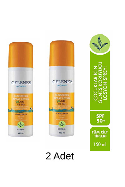 Celenes by Sweden Güneş Koruyucu Losyon Süper Sprey 50 Spf 150ml/ Çocuk / Tüm...