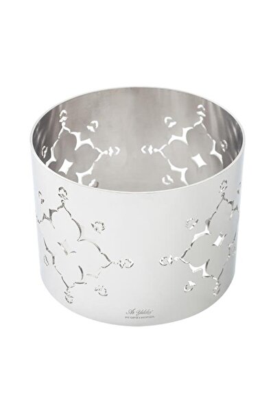 Aryıldız Round Ottoman Pattern Open Buffet Riser