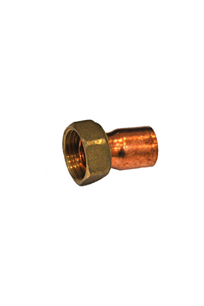 regata Adaptor racord cupru, filet mamă-mamă, 22 mm x 3/4" (Regata)
