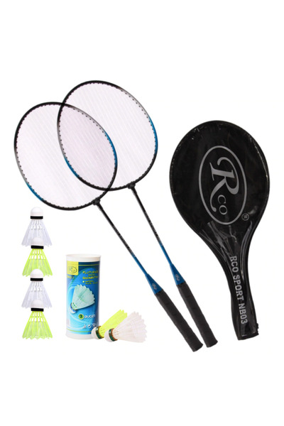 RCO Set Rachete Badminton pentru Recreere – 2 Rachete, 6 Fluturasi si Husa de...