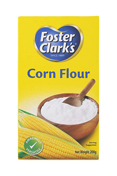 Foster Clarks دقيق الذرة 200 غرام، عبوة من 12 قطعة