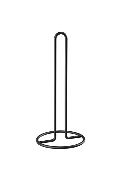 KADAX Paper Towel Rack, Metal, Black, Kitchen Towels, Stable, 32cm