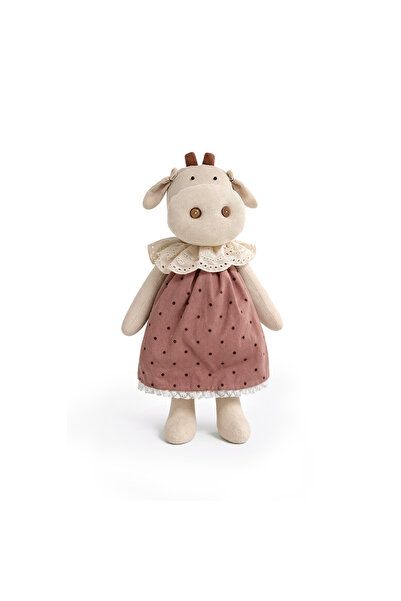 Wang Vacă delicată – jucărie textilă lucrată manual - 40 cm