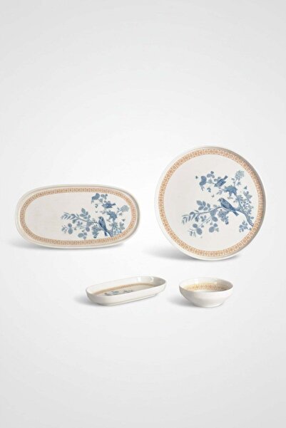 İpek Porselen Σετ πρωινού 6 ατόμων 14 τεμαχίων Toledo Porcelain Nıao – Κομψό ...