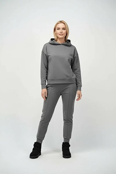 Hersley New Season Modal Fabric Elasticated Hem Women's Tracksuit