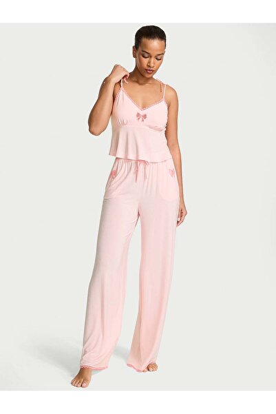 Victoria's Secret Modal Atlet ve Geniş Paça Pijama Takımı