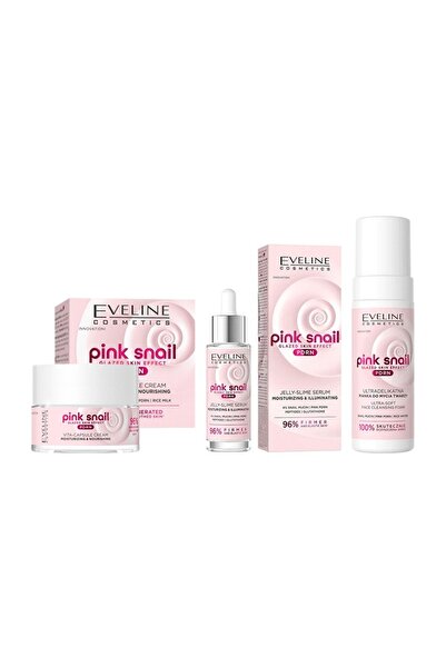 Eveline Cosmetics Eveline Pink Snail PDRN Face Care Set – 50 ml Cream + 30 ml...