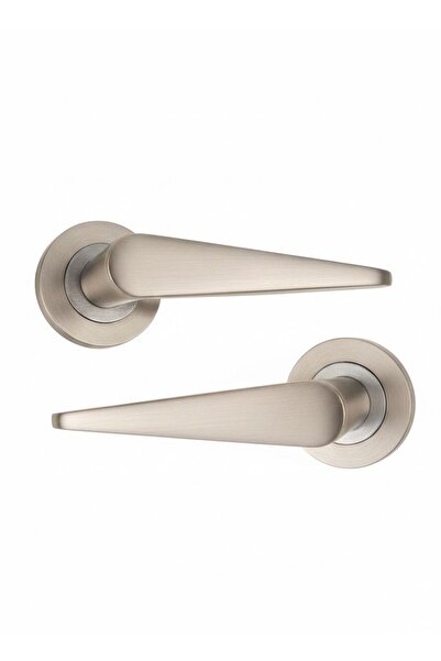 er dekoratif mobilya Room Door Handle Leaf
