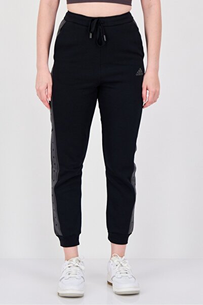 adidas بنطال رياضي رياضي مناسب للتدريب للنساء، أسود