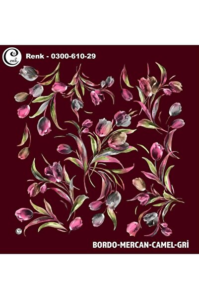 Cenk Desenli Oyalık Yazma - 0300-610