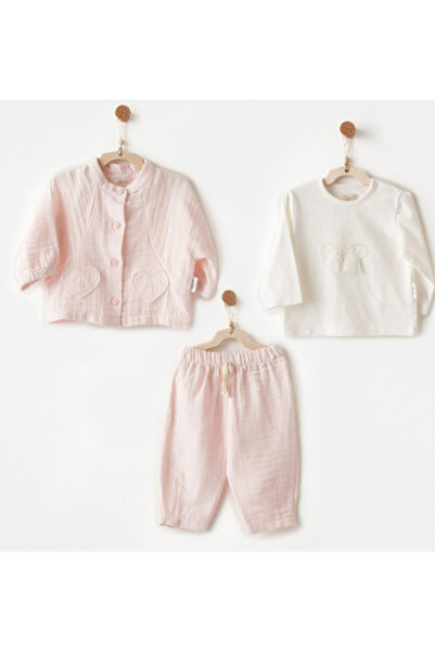 andywawa Andy Wawa 3-Piece Set Muslin Lovely Day Pink