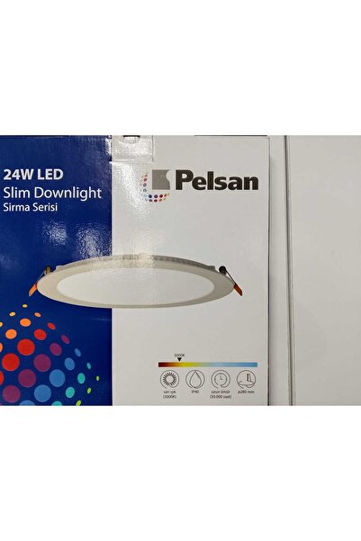 Pelsan 24 watt 3000k sarı ışık led spot
