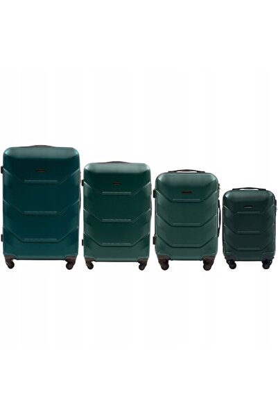 wings Set of 4 Trolleys, Michigan, ABS, Dark Green