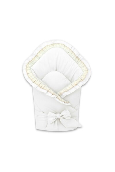 MimiNu Swaddling blanket, MimiNu, With ruffles and lace, Size 75x75 cm, Made ...