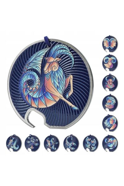 KADAX Deschizător de sticle de bere cadou metalic cu zodia Capricorn durabil