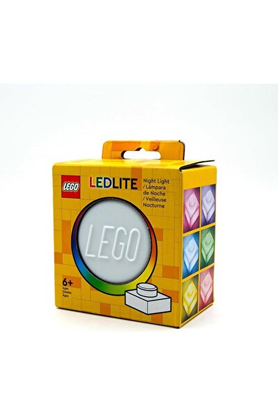 LEGO مصباح ليلي أيكونيك 5008991 1x1 بلات نايت لايت - أبيض